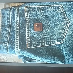 Carhartt Relaxed Fit Light Blue Jeans NWOT 30 X 30